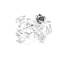 Snapper 1694995 engine/frame-ce models diagram