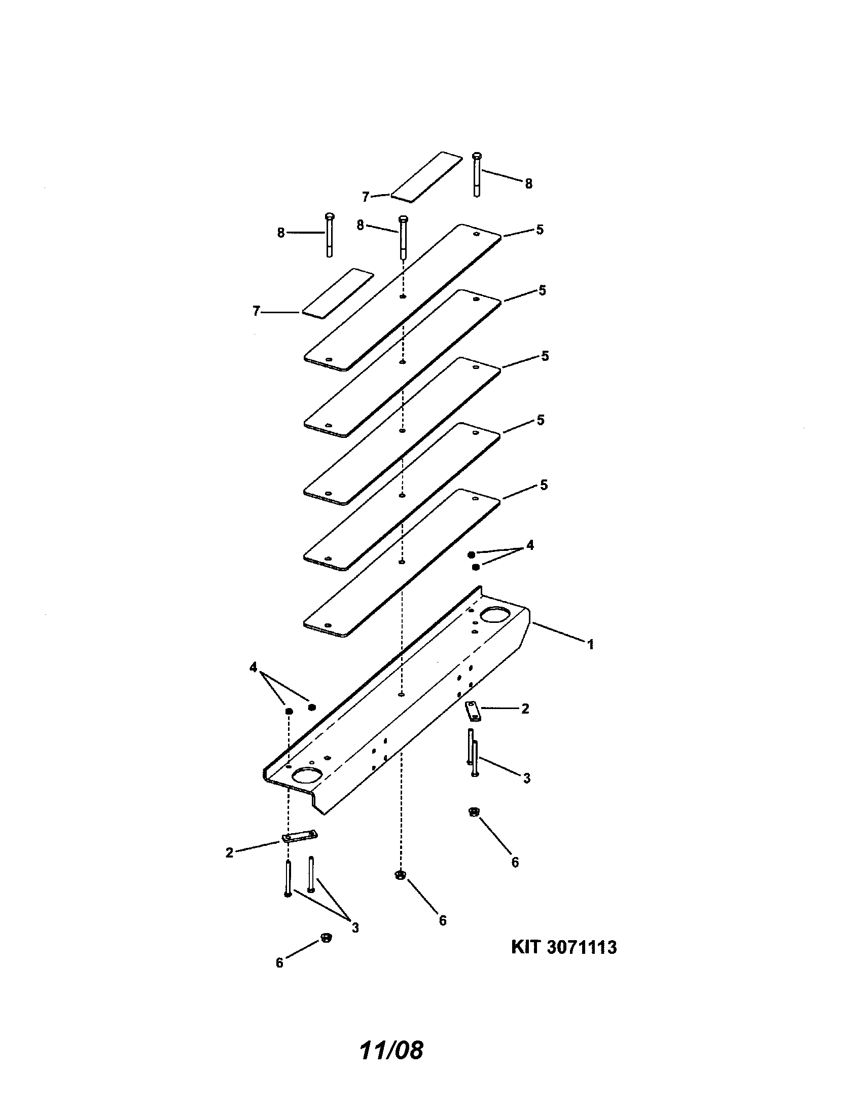 Weight kit for nzm rops