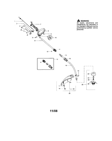 Shaft/handle/shield
