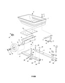 Cart tray/wheel