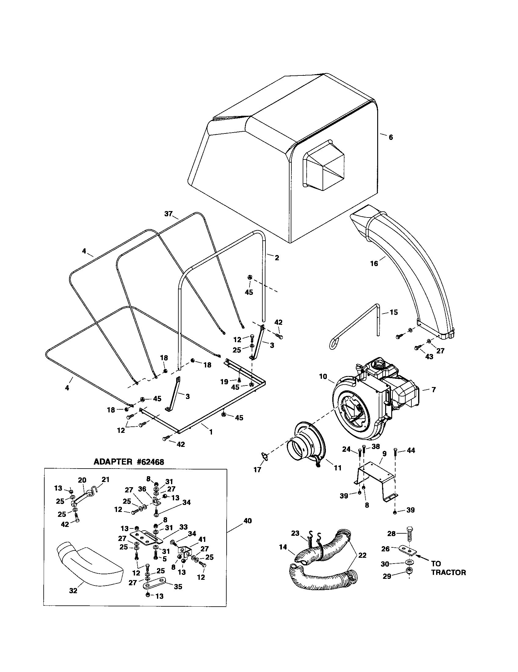 CART COVER/ENGINE