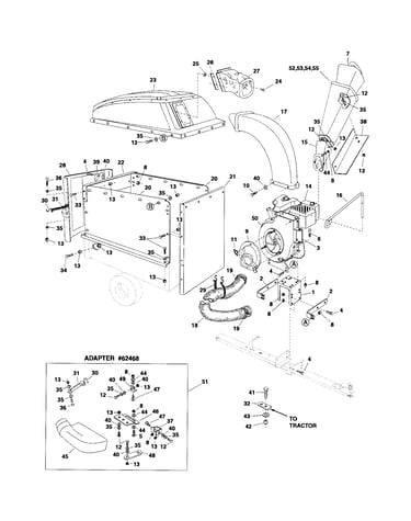 Elbow/deck adapter