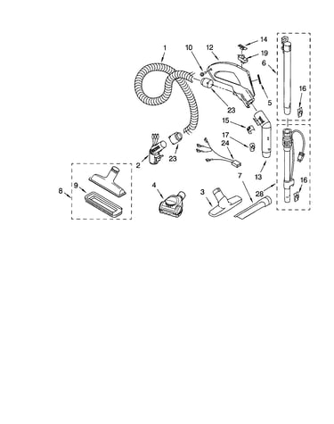 Hose and attachments