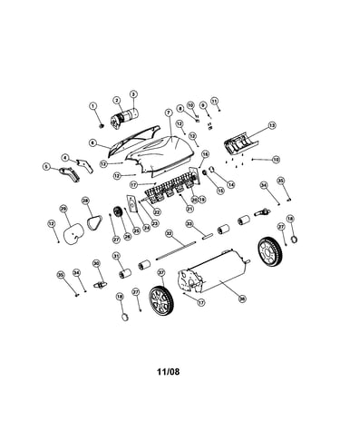 Motor/axle/housing