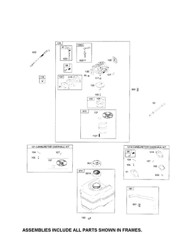 Carburetor/fuel tank