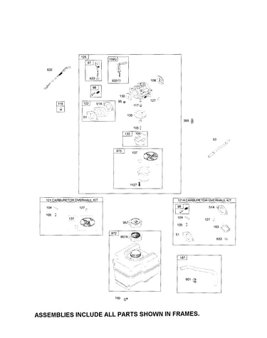 Carburetor/fuel tank
