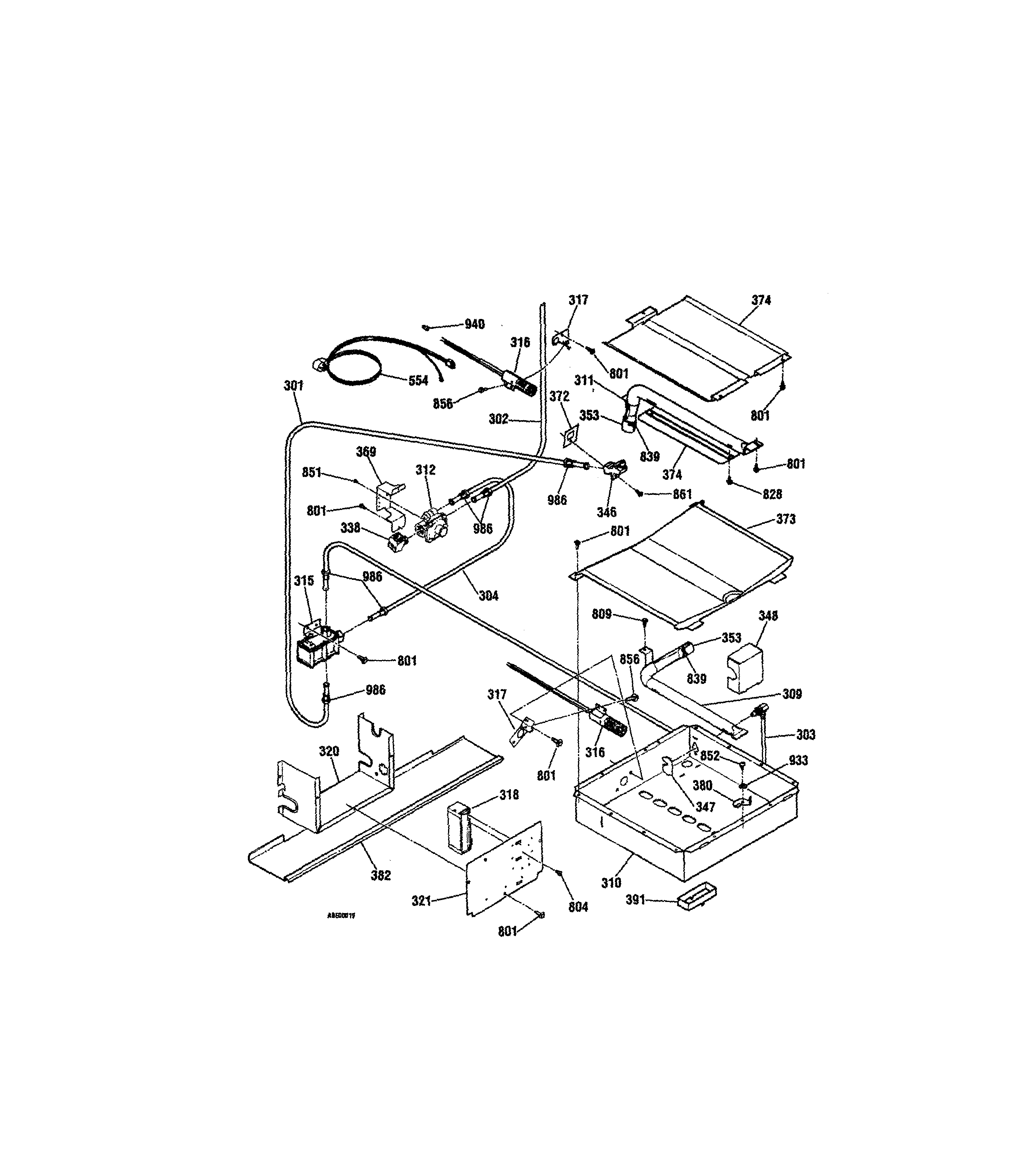 Oven burner