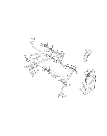 Left pedal & side shield