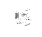 Crosley CRS90A3 evaporator assembly/support compressor diagram