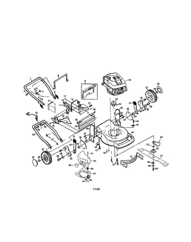 Engine/housing/handle