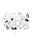 Engine/housing/wheels
