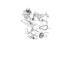 Craftsman 917298350 belt guard/pulley diagram