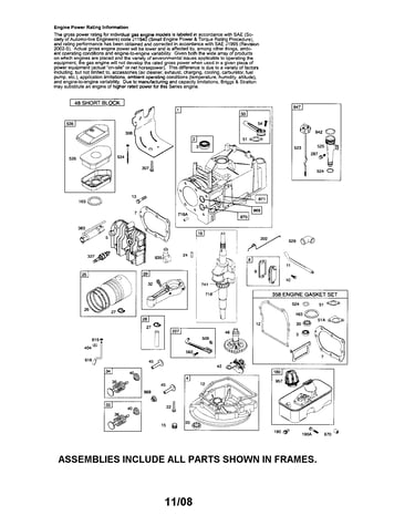 Cylinder/crankshaft/crankcase