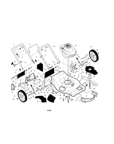 Engine/housing/handle