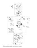 Carburetor/fuel tank