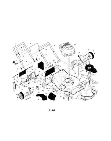 Engine/housing/handle