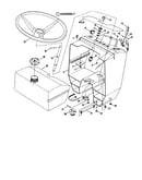 Steering wheel/console/fuel tank