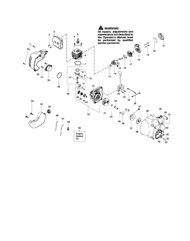 Cylinder/crankshaft/crankcase