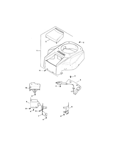 Blower housing/baffles
