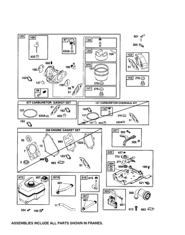 Carburetor/fuel tank