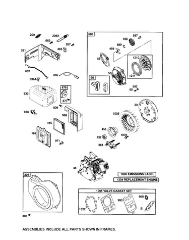 Rewind starter/short block