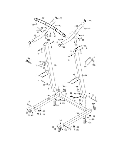 Uprights/base