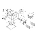 Thermador MEMCW271ES-01 oven cabinet diagram