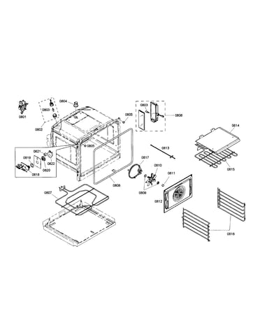 Oven cabinet