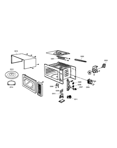 Microwave cabinet
