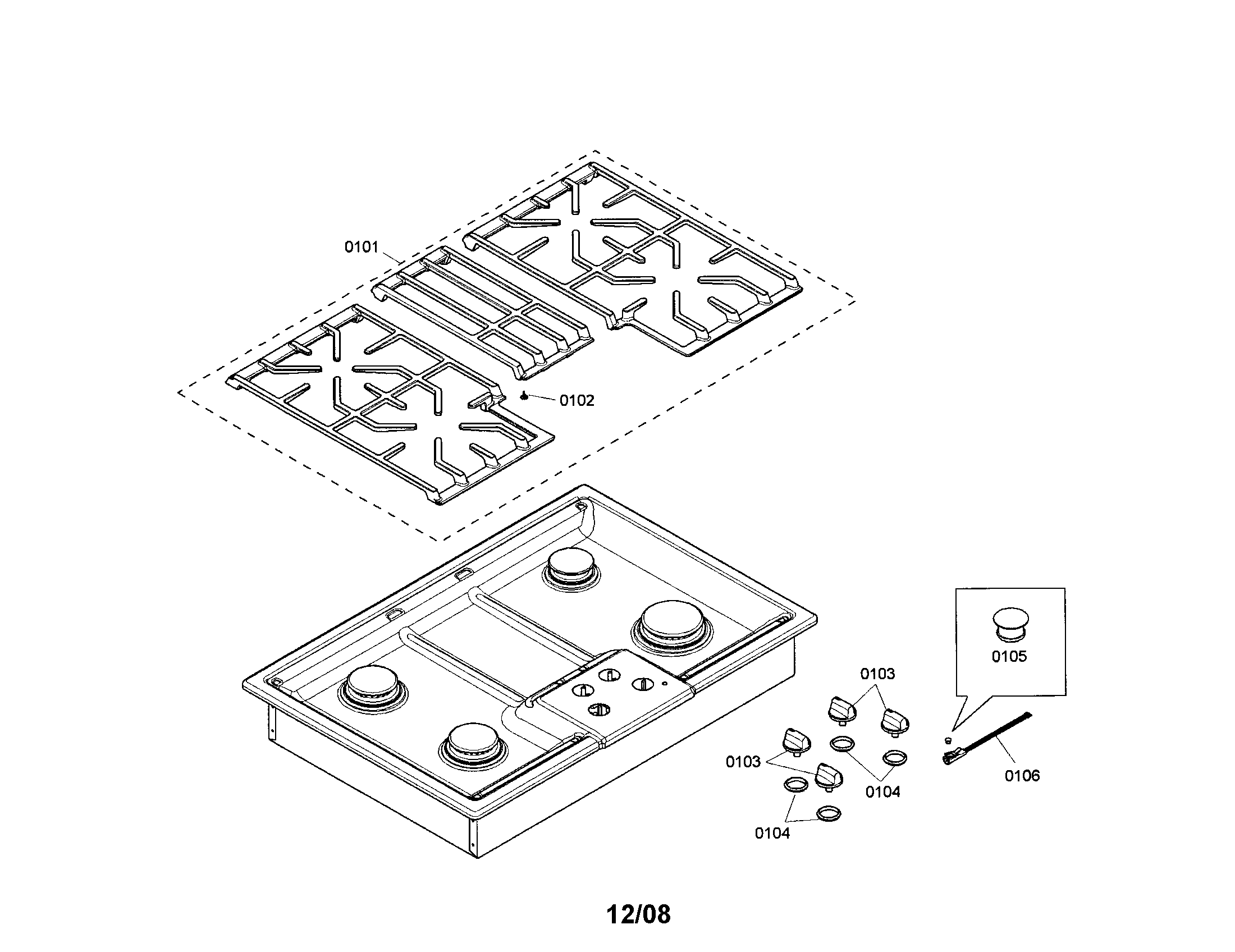 Grid/control knobs