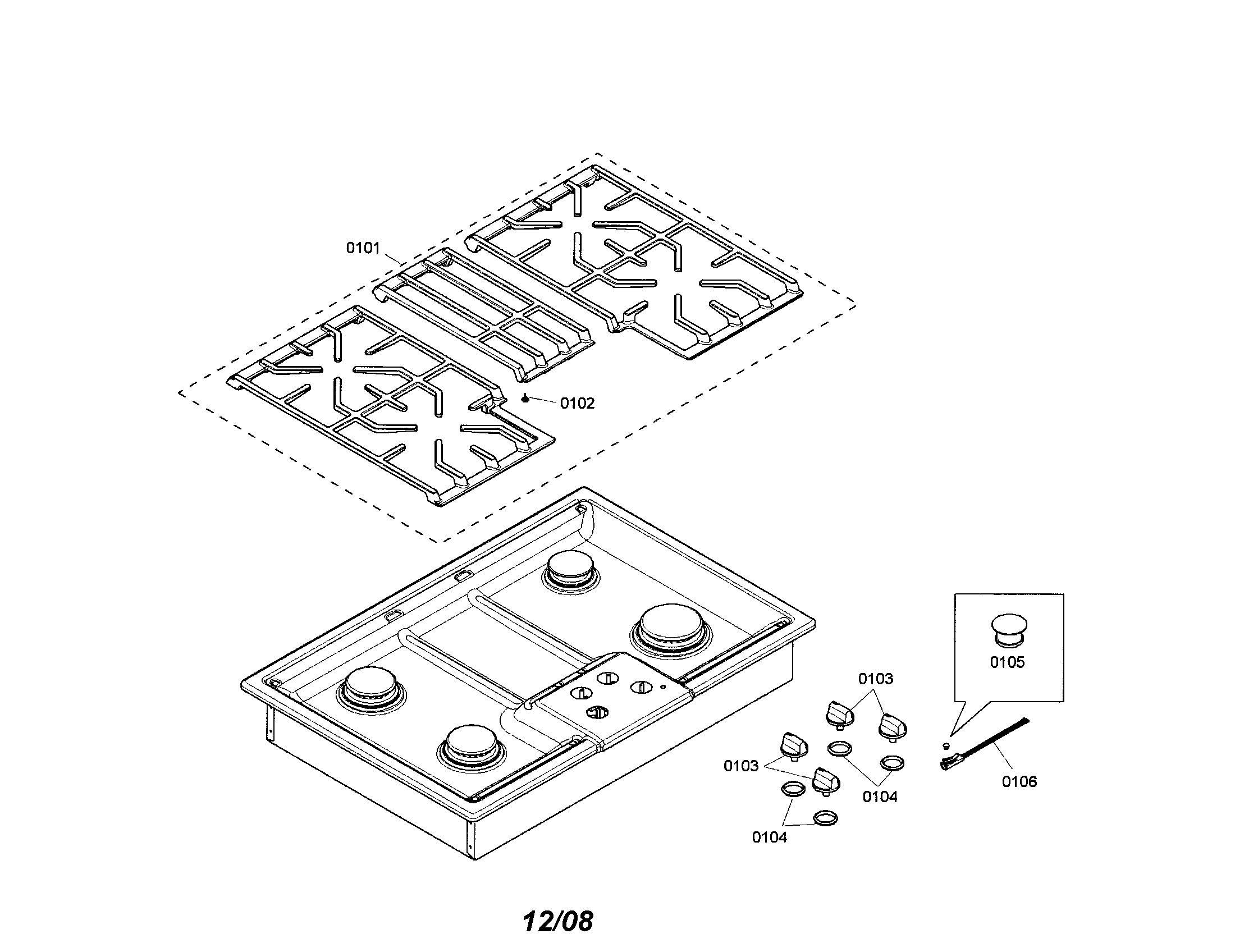 Grid/control knobs