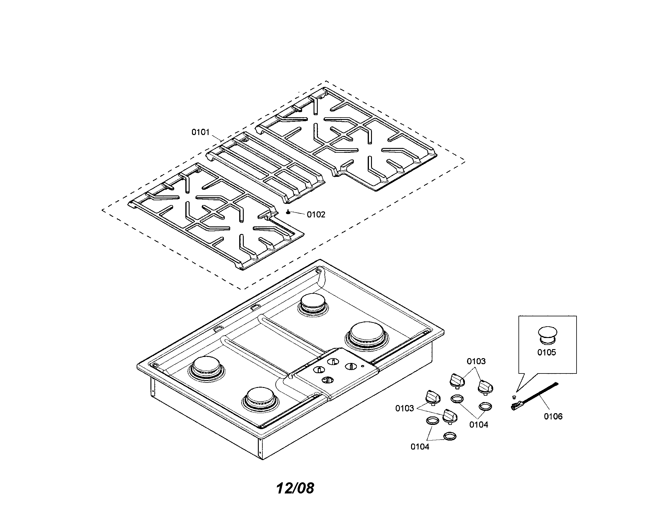 Grid/control knobs