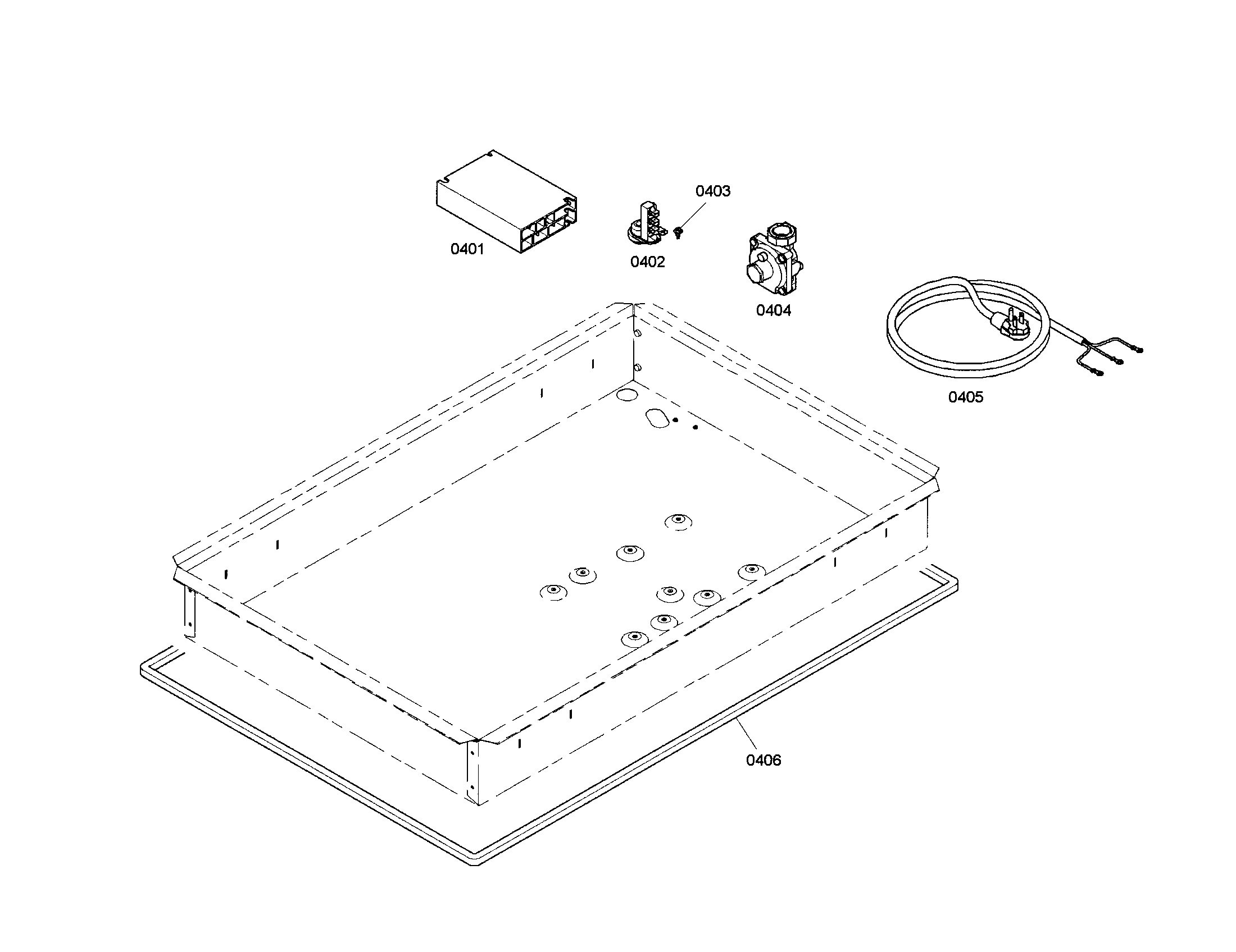 Power cord/spark module