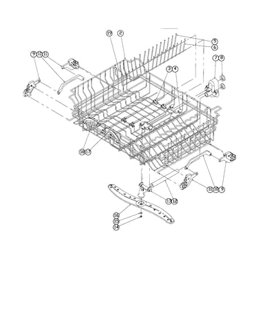 Upper rack (rev. a & b)