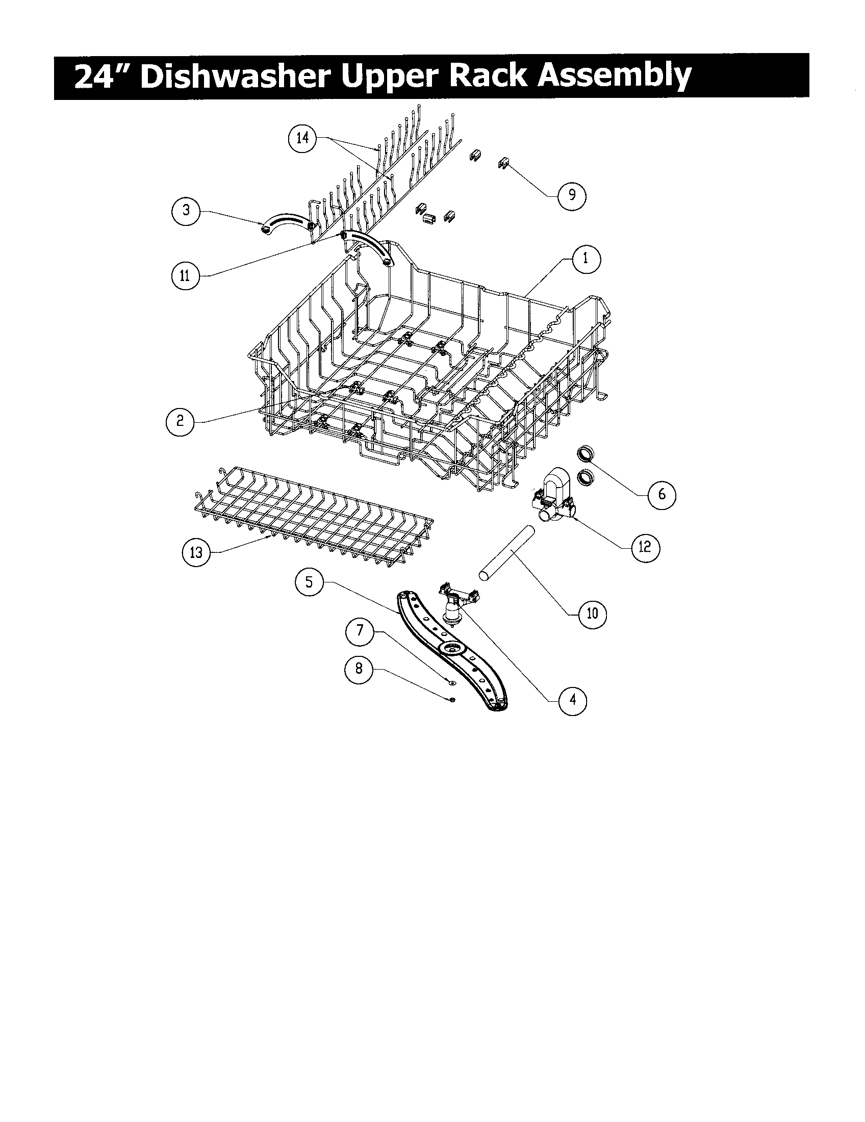 Upper rack