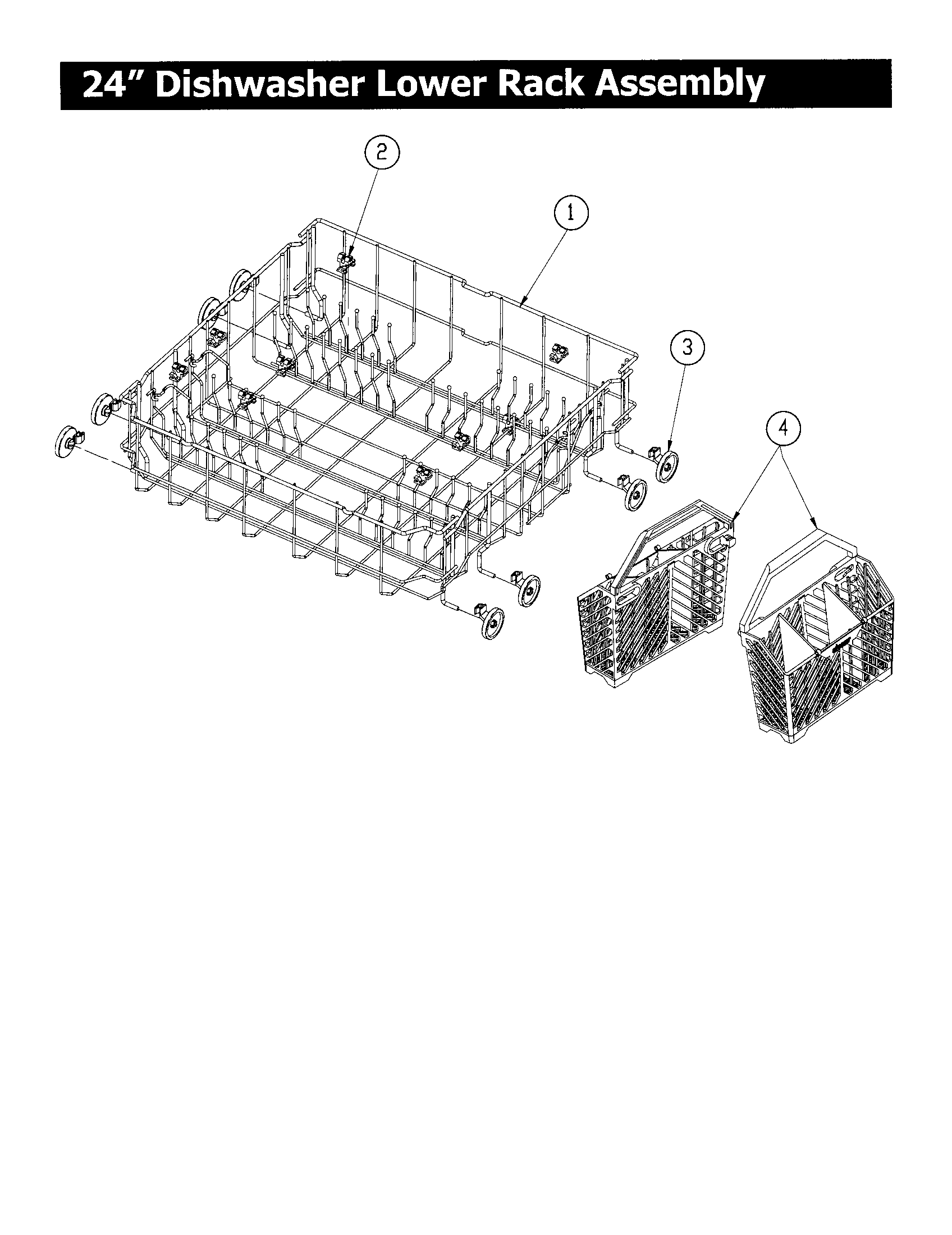 Lower rack