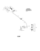 Handle/driveshaft/shield