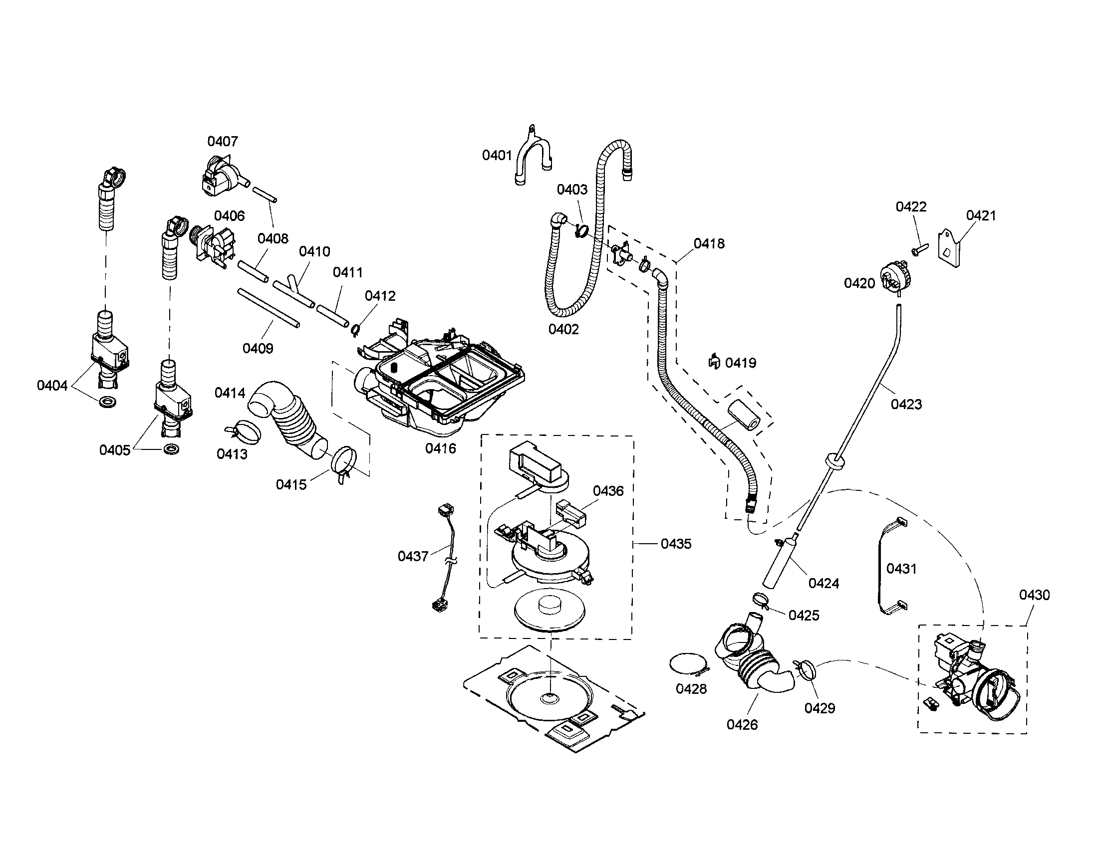 DISPENSER/SUMP/PUMP