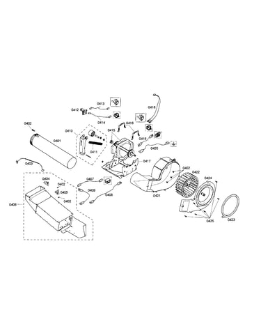 Motor support/heater
