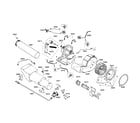 Bosch WTMC8530UC/05 motor support/fan housing diagram