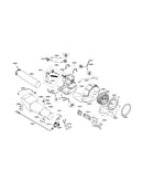 Motor support/fan housing