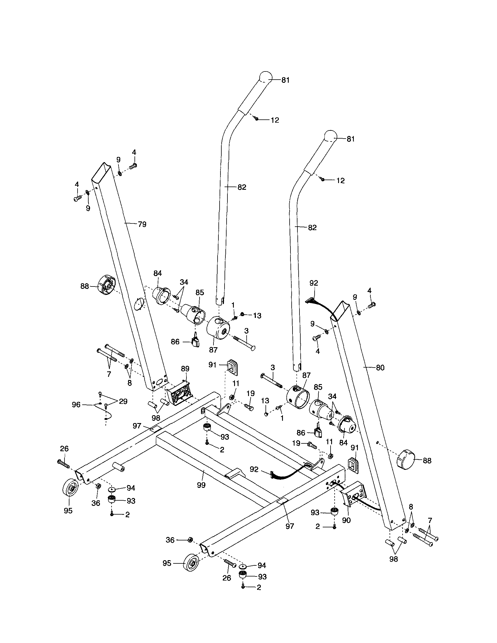 Uprights/base
