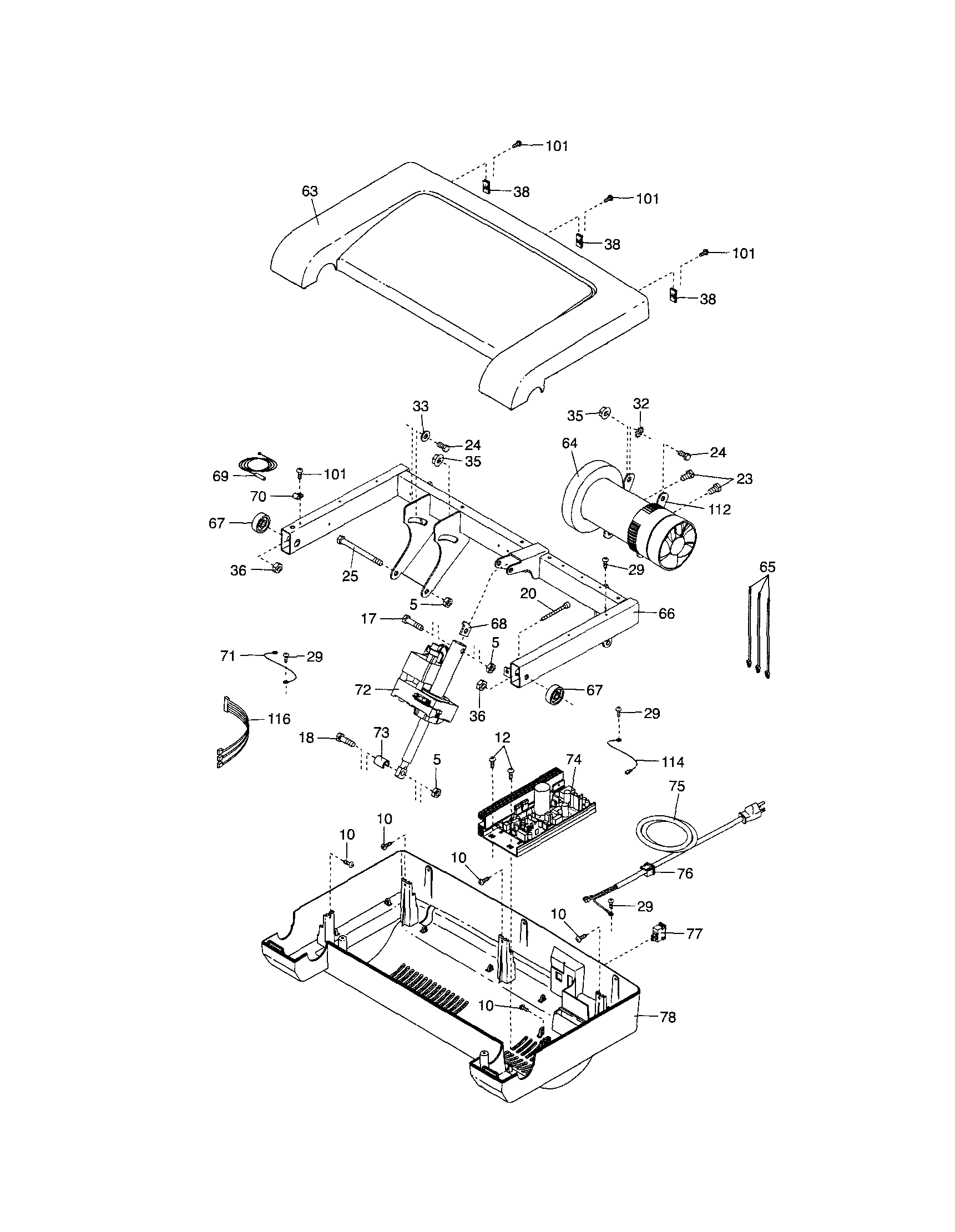 Hood/motor