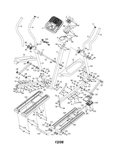 Console/pedals/handles