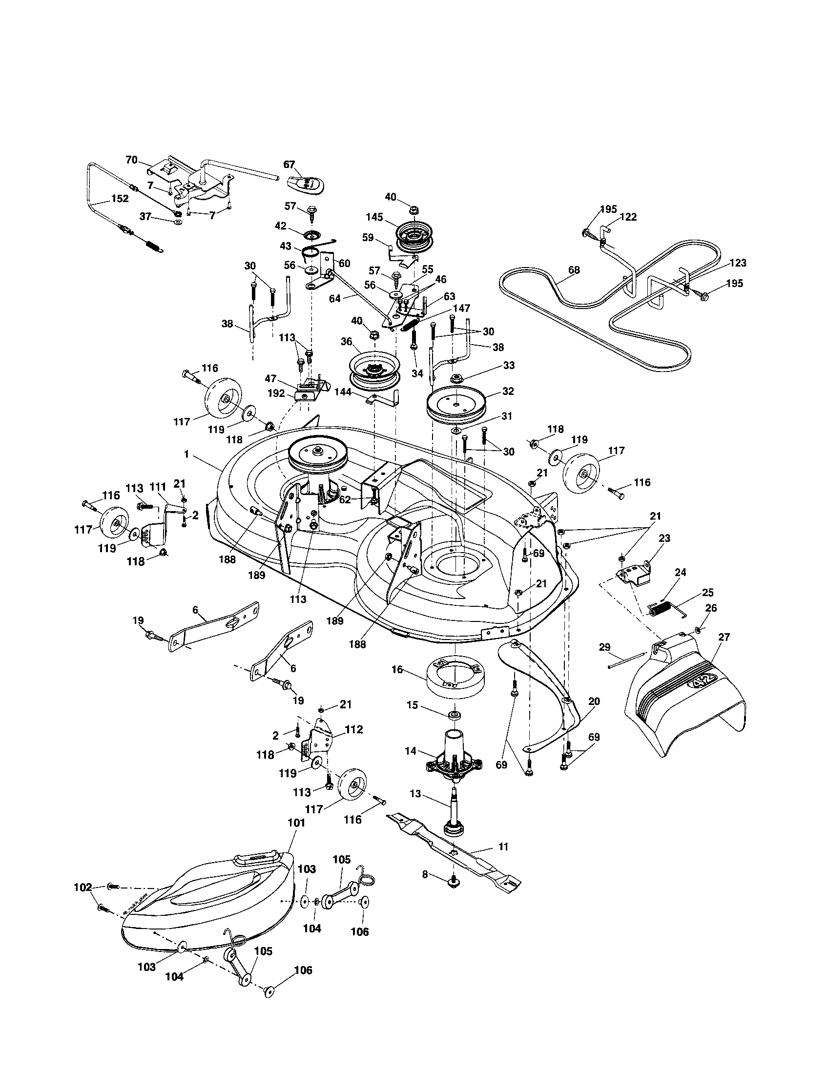 Mower deck