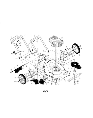 Engine/housing/handle