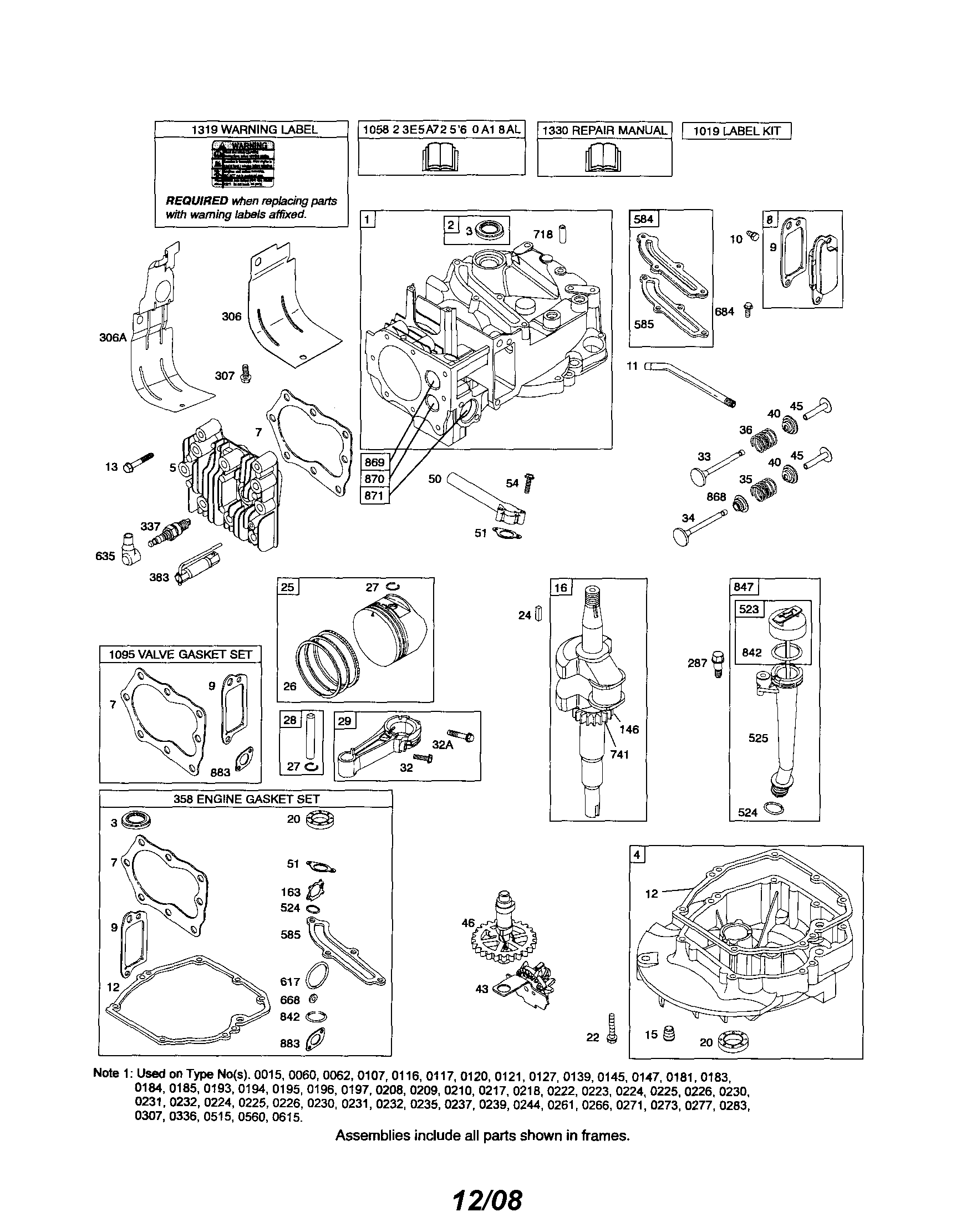 CYLINDER/CRANKSHAFT/CRANKCASE