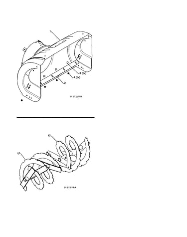 Auger housing/auger