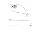 Craftsman 917881063 lever/cable rotator/steer cable diagram