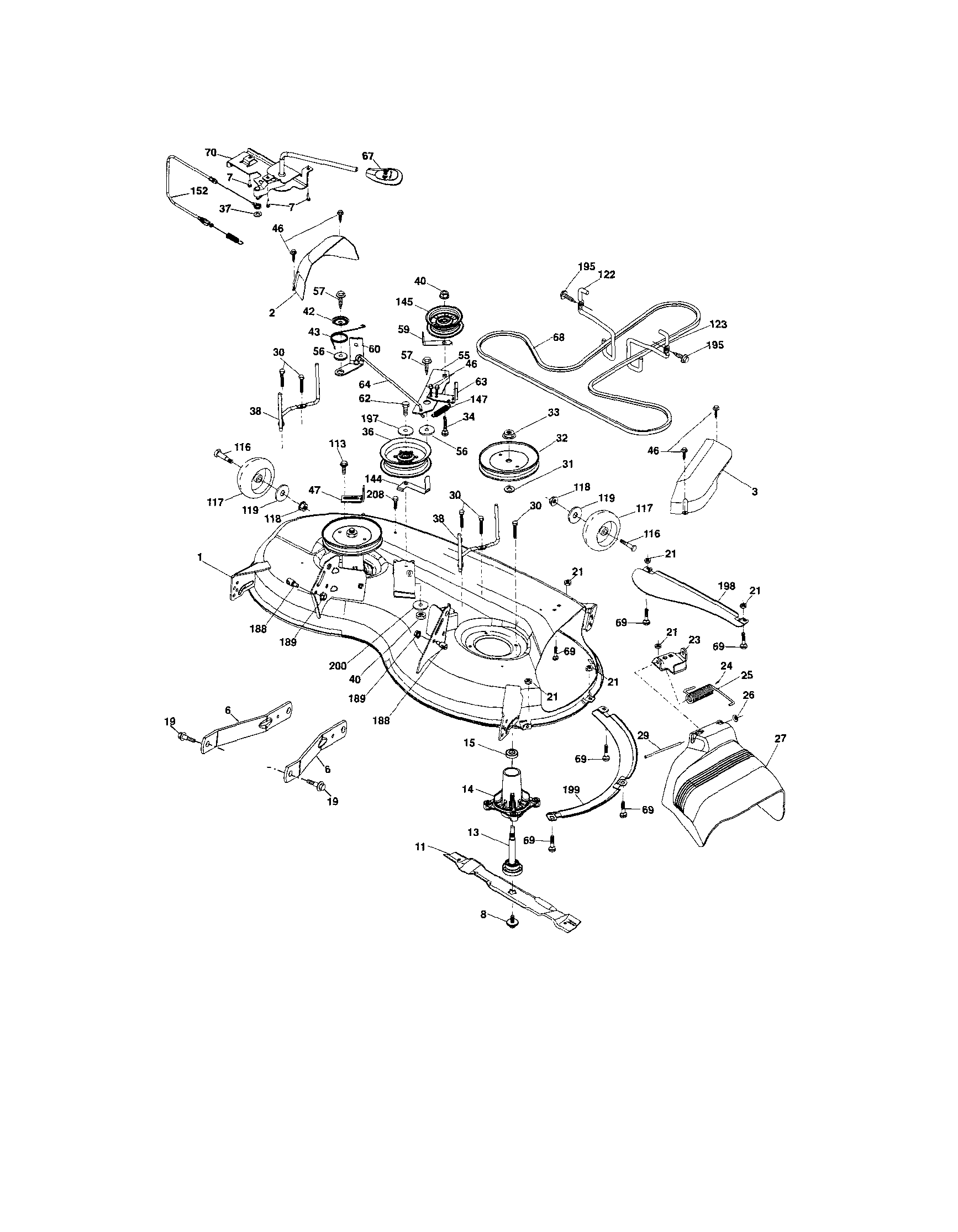 Mower deck